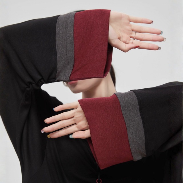 Layered ruffle sleeve top C1388