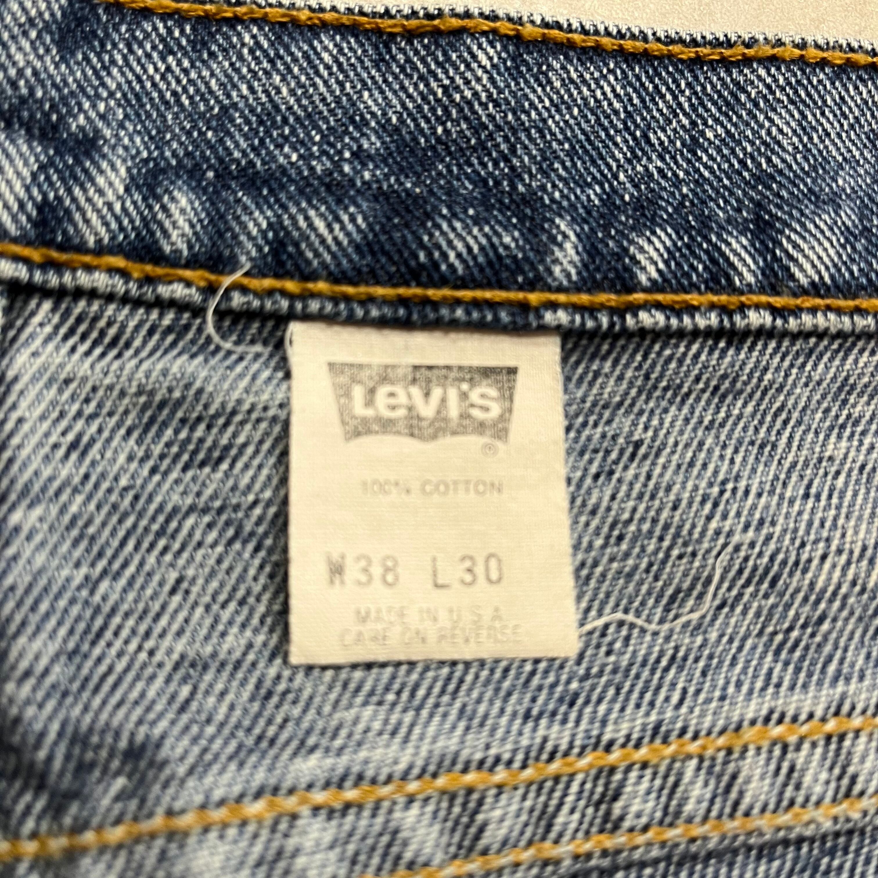 90年代 USA製 size：W38 L30【 Levi's 560 】リーバイス560 バギーデニムパンツ デニムパンツ 青 古着 古着屋 高円寺  ビンテージ