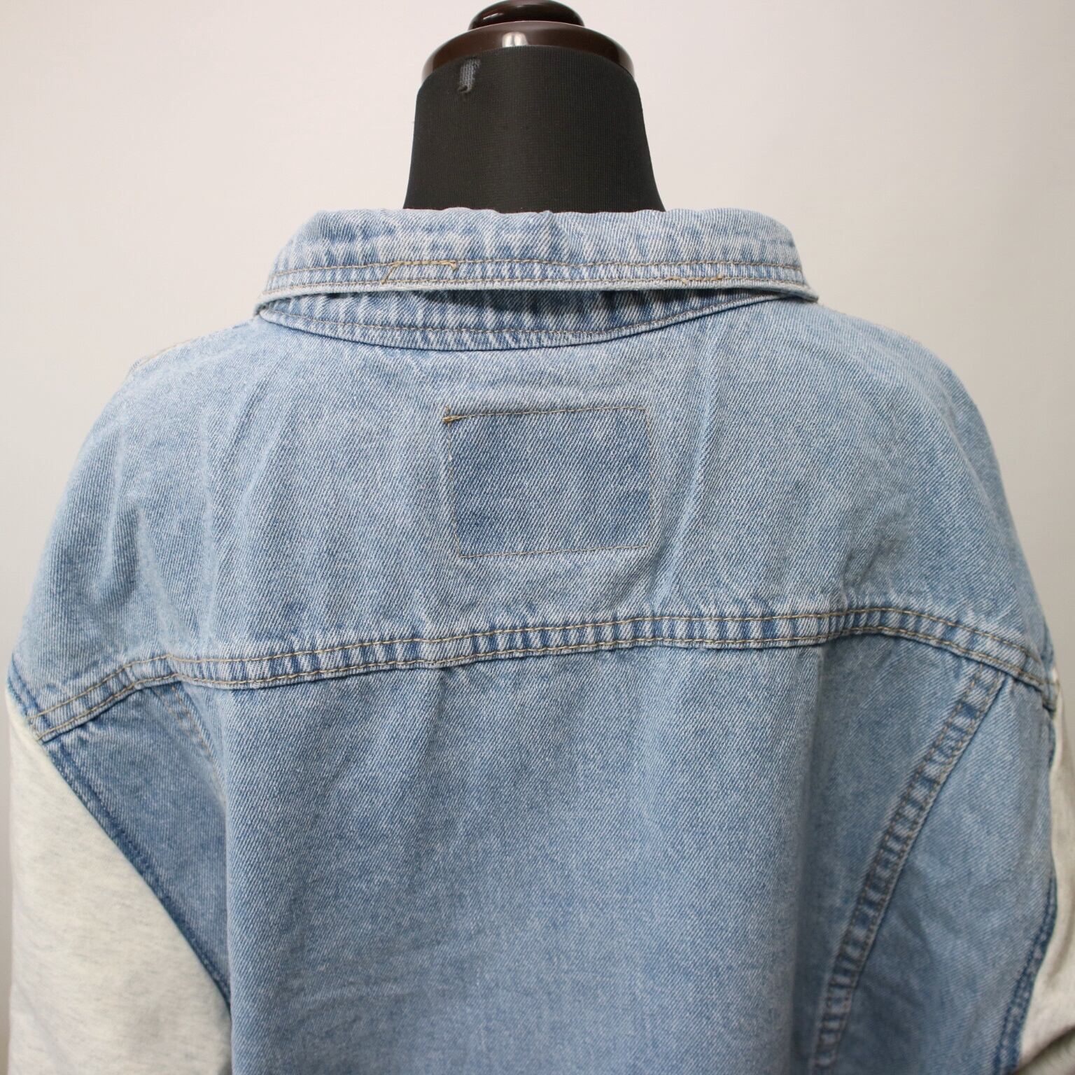 スウェットドッキングデニムジャケット | YUBERRA