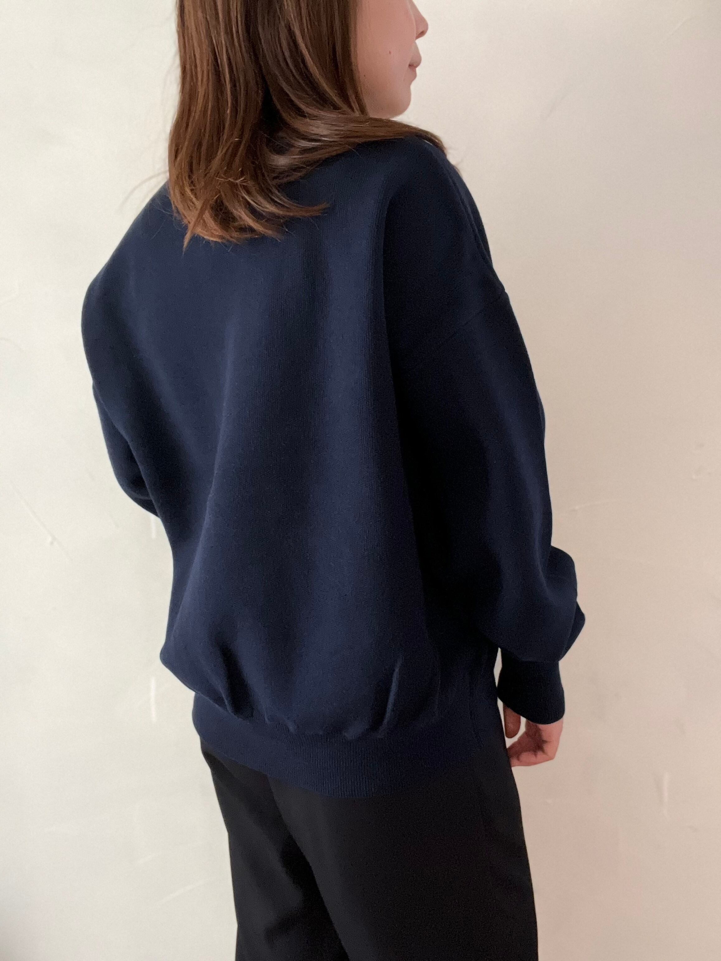 【SELECT】スウェットライクワイドロゴプルオーバー　39-0326