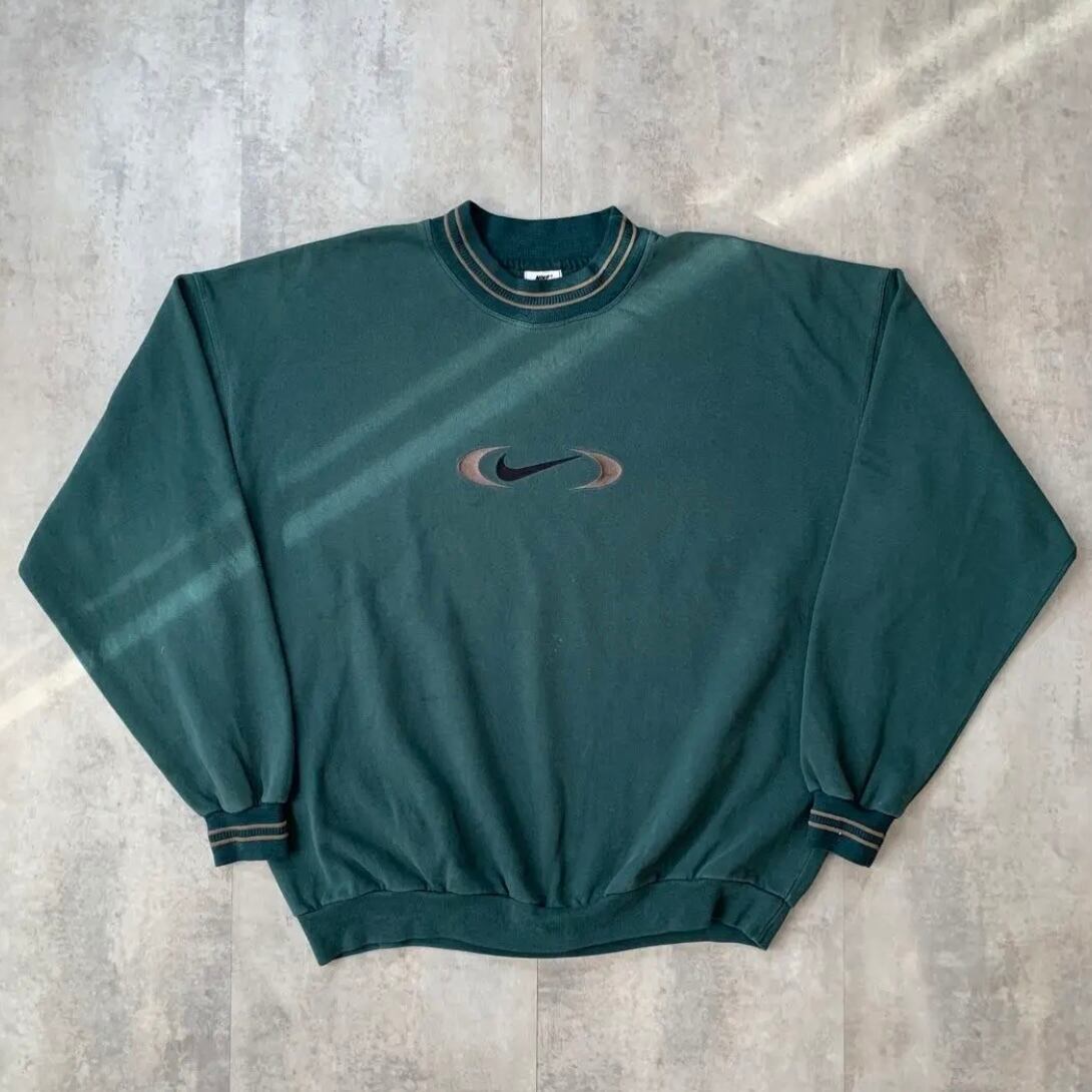 NIKE ナイキ スウェット センタースウッシュ リブライン usa製