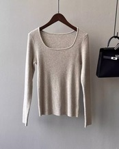 Round neck rib Knit T20180