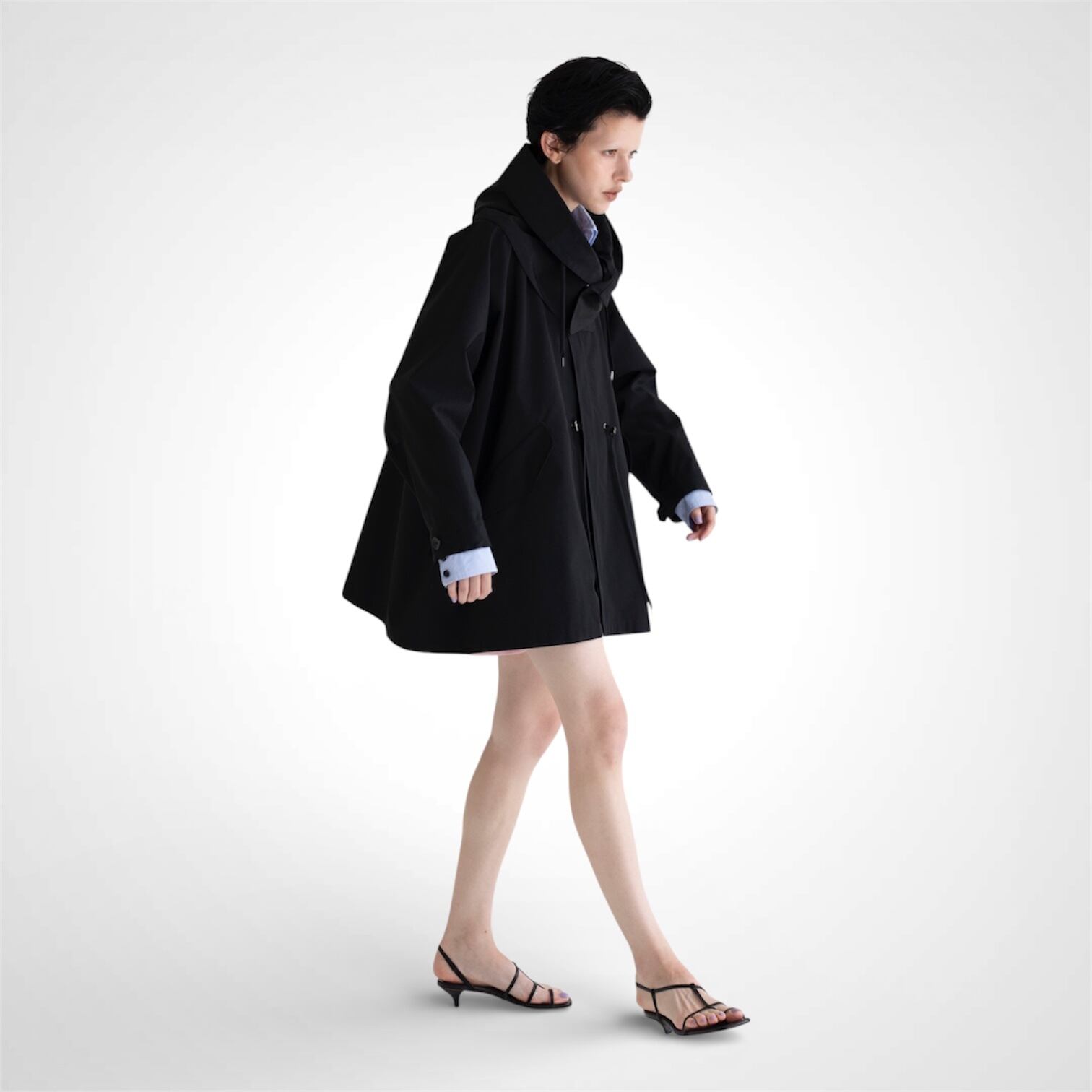 vachement Taffeta Mods Coat