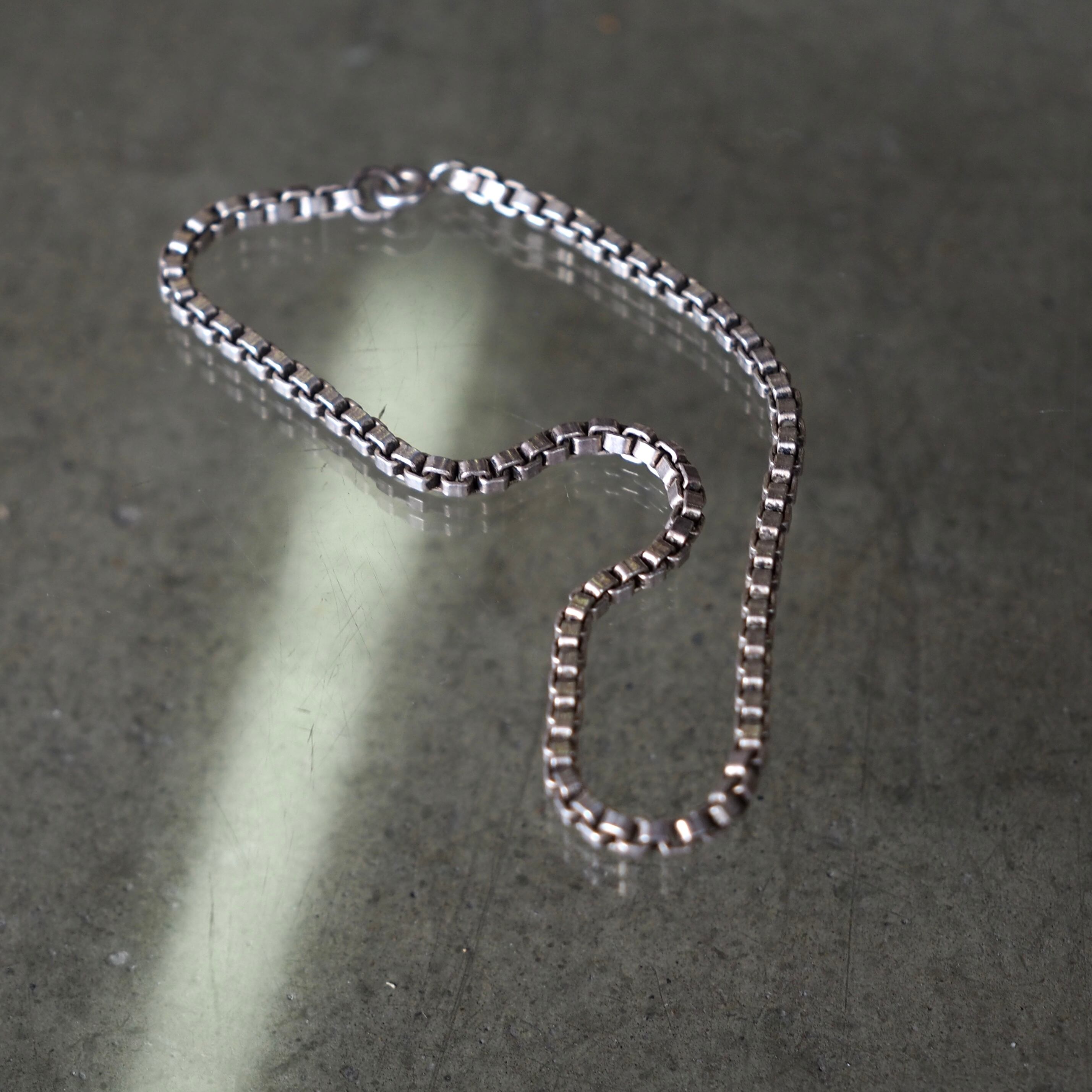 Venetian chain bracelet silver925 vintage ベネチアンチェーン シルバーブレスレット