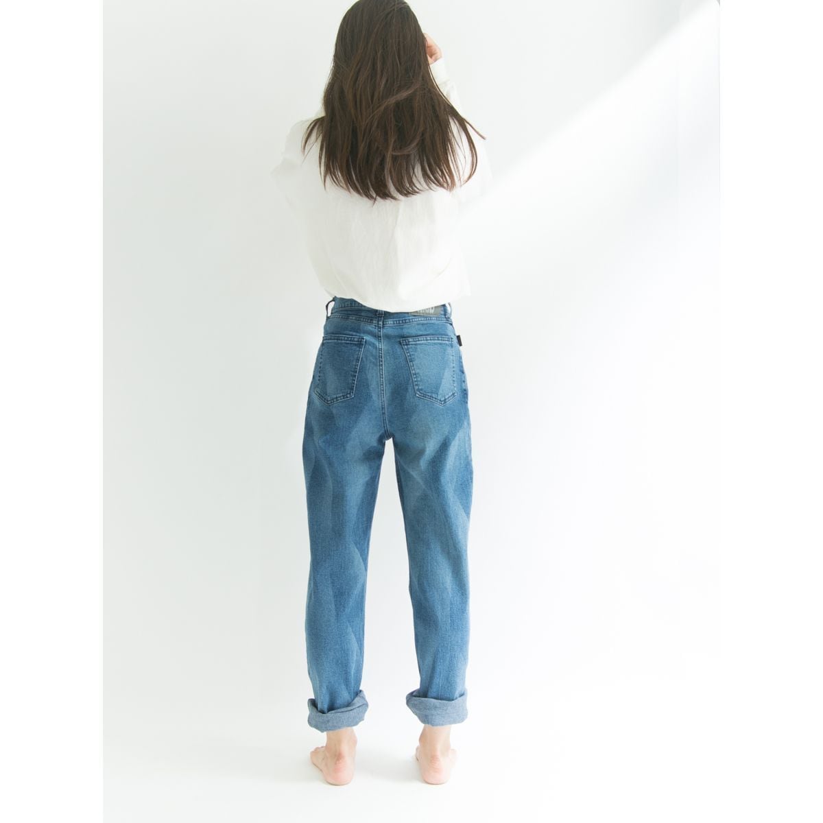 JEANS Les Copains】 Made in Italy straight jeans（レ・コパン ストレッチジーンズ デニム）8e |  MASCOT/E