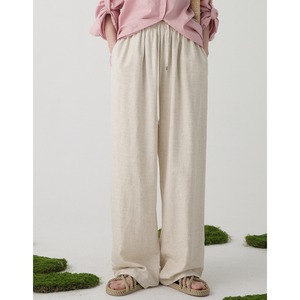 tencel linen draped casual pants