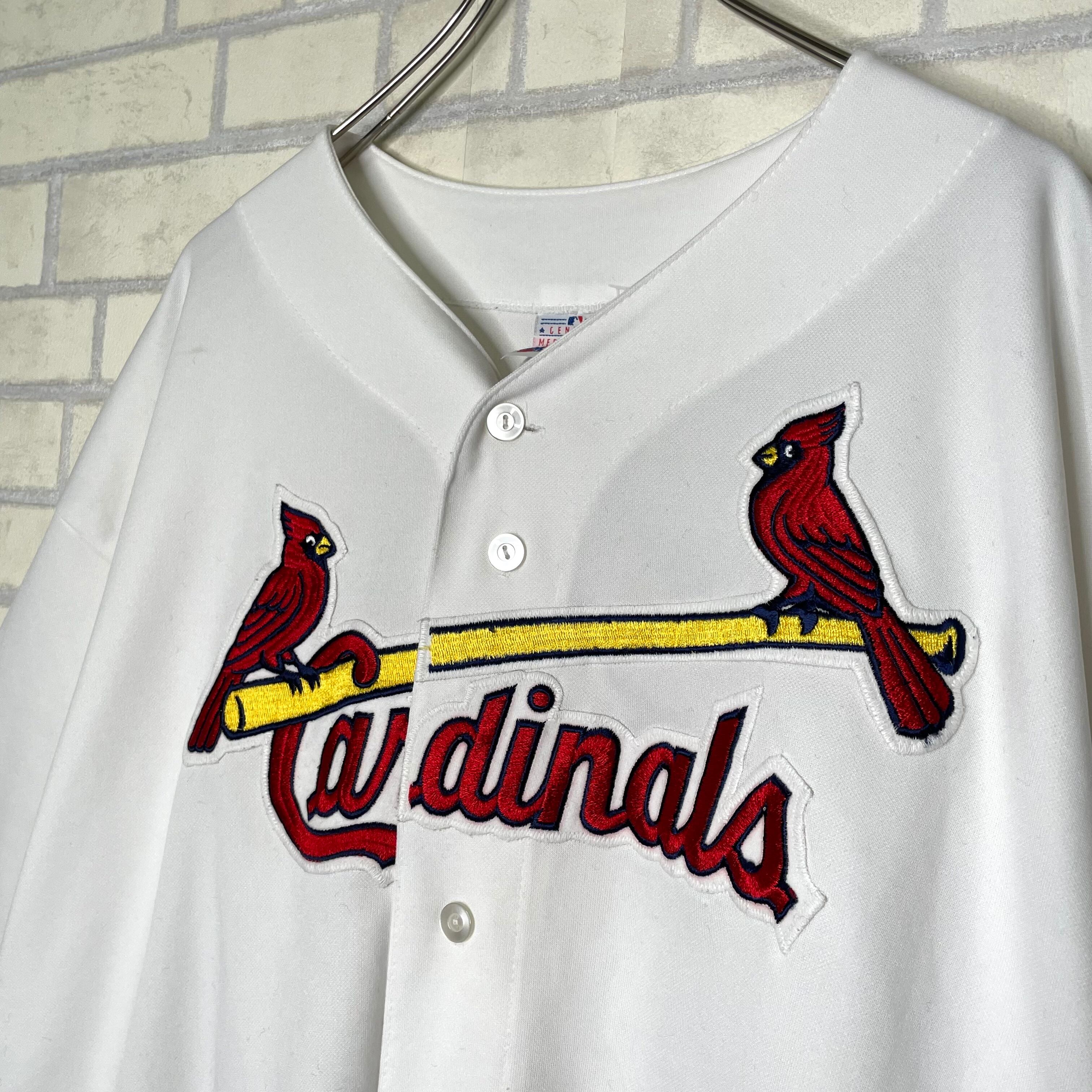 US古着【MLB ベースボールシャツ ゲームシャツ】刺繍ロゴ メンズXL Made in USA 】majestics ベースボールシャツ 3XL 刺繍 ワッペン
