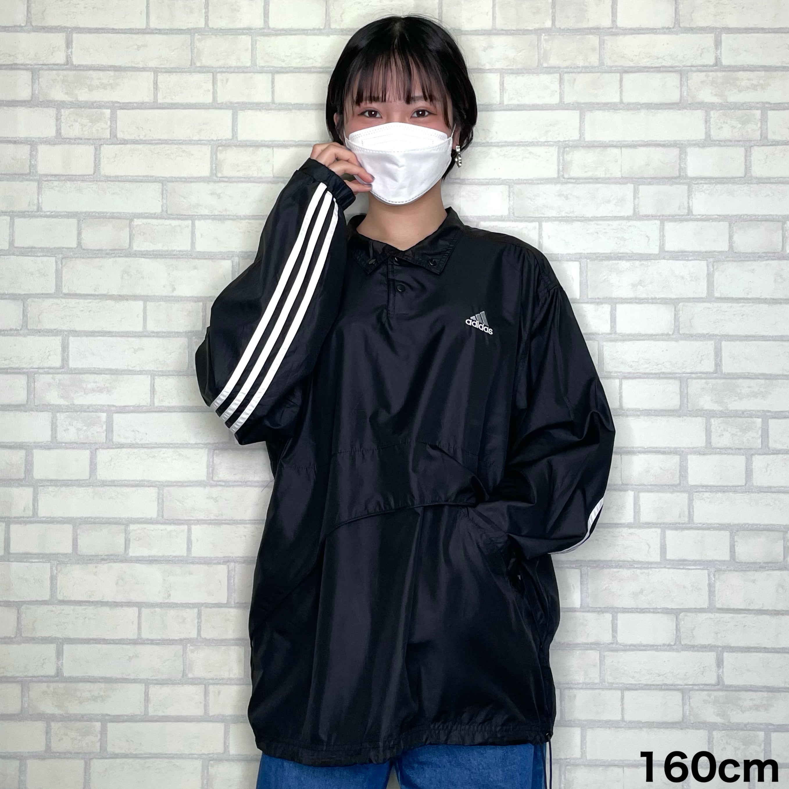 古着】【美品】【アディダス】ウィンドブレーカー M