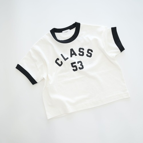 FOV(フォブ) / CLASS リンガーTシャツ / ホワイト / 90-160cm