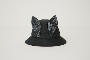 【24SS】eLfinFolk(エルフィンフォルク)Noctua Beast Bucket Hat  black　52cm /54cm