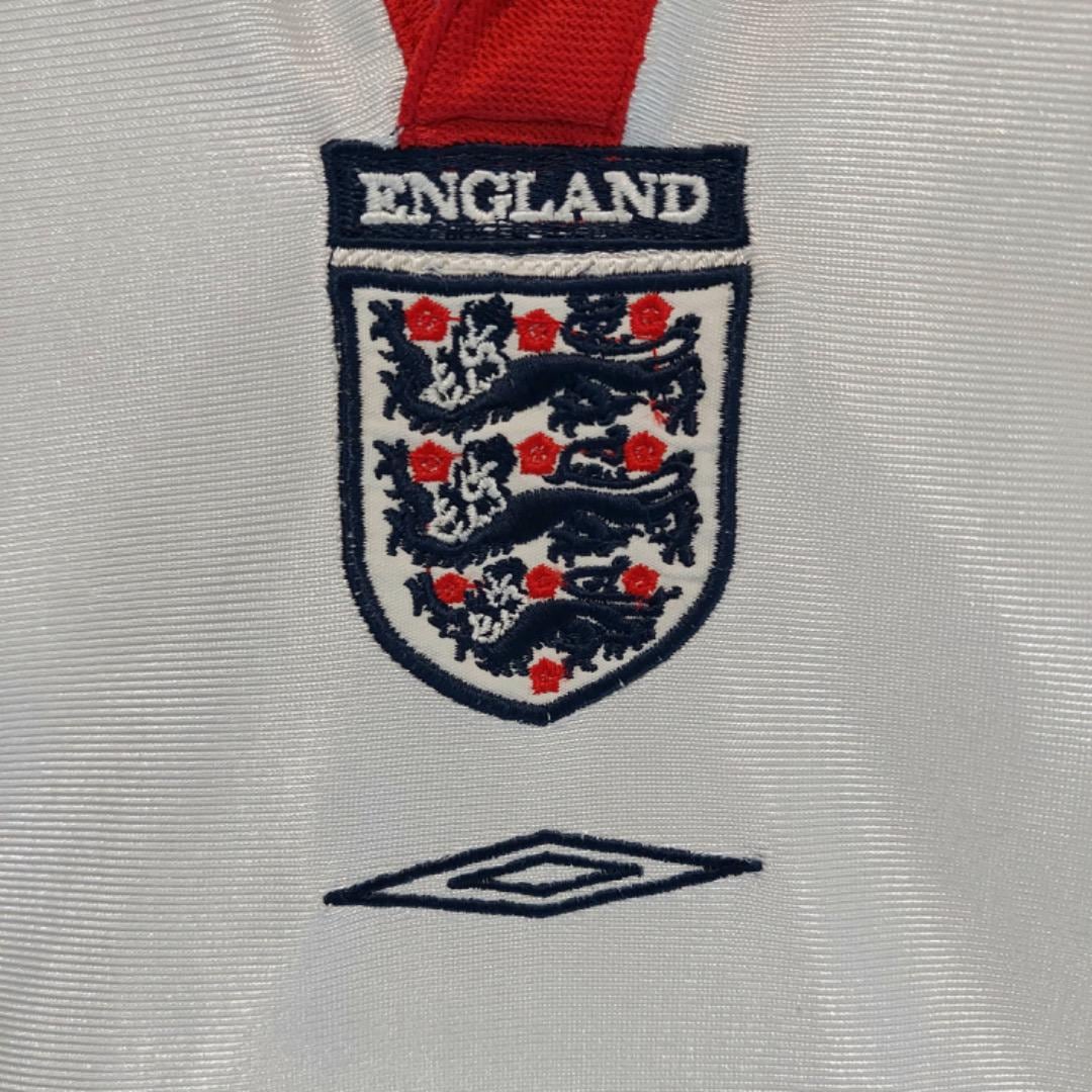 アンブロ イングランド代表 サッカーシャツ 00s 白 紺 赤 XL アンブロ イングランド代表 サッカーシャツ 00s 白 紺 赤 XL