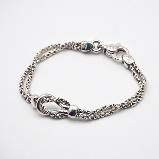 Tiffany&Co. ダブルロープブレスレット シルバー925 ティファニー