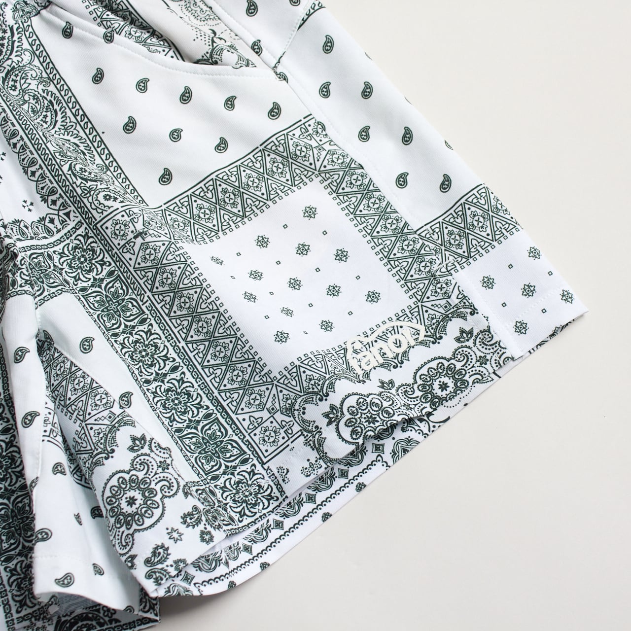 ranor（ラナー）BANDANA MIDDLE SHORTS - WH バンダナミドルショーツ