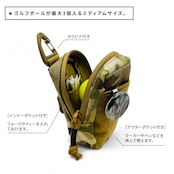 #MILITARY / モデル名:ミリタリー ゴルフボールポーチmidサイズ(カモフラ)
