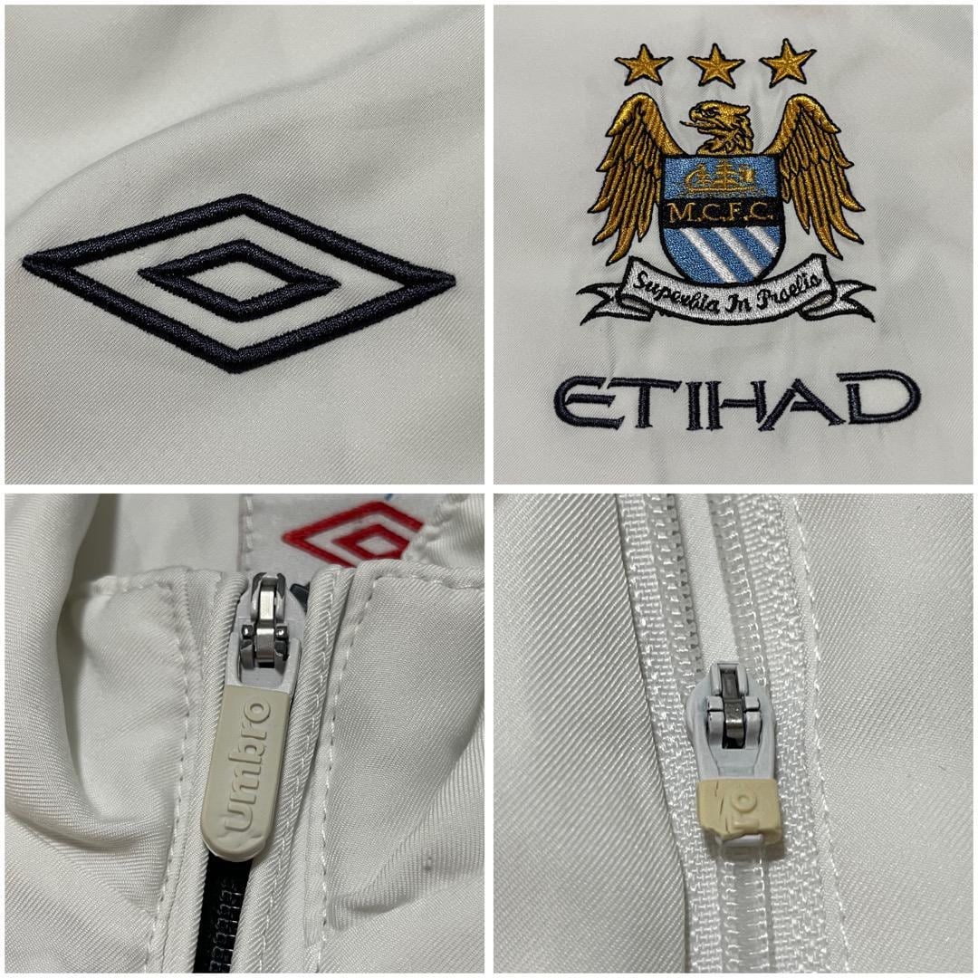 アンブロ マンチェスターシティ ジャケット サッカー 白 XL 16137 | fuufu