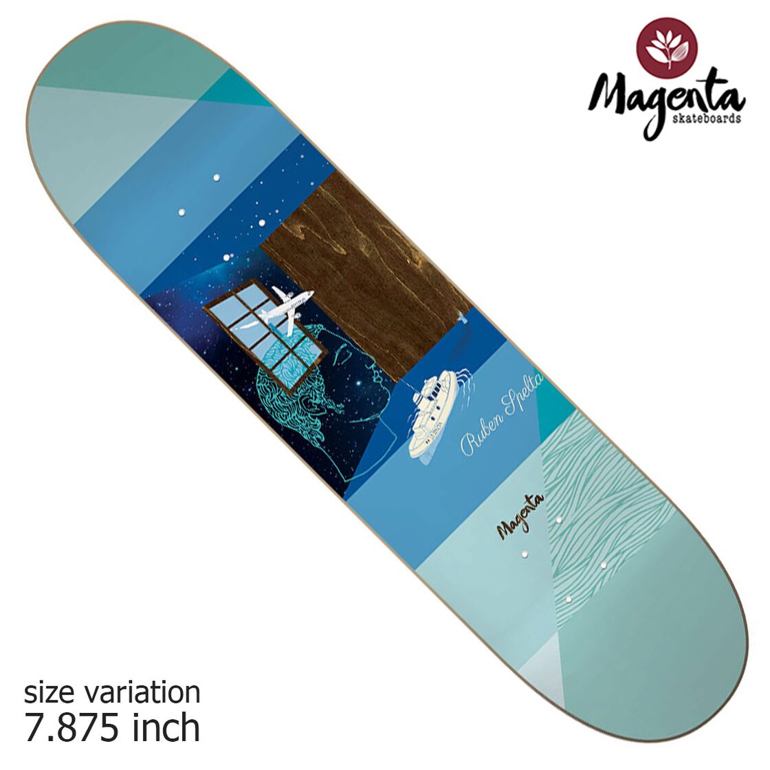 MAGENTA Ruben Spelta 7.875 inch マゼンタ デッキ スケートボード 