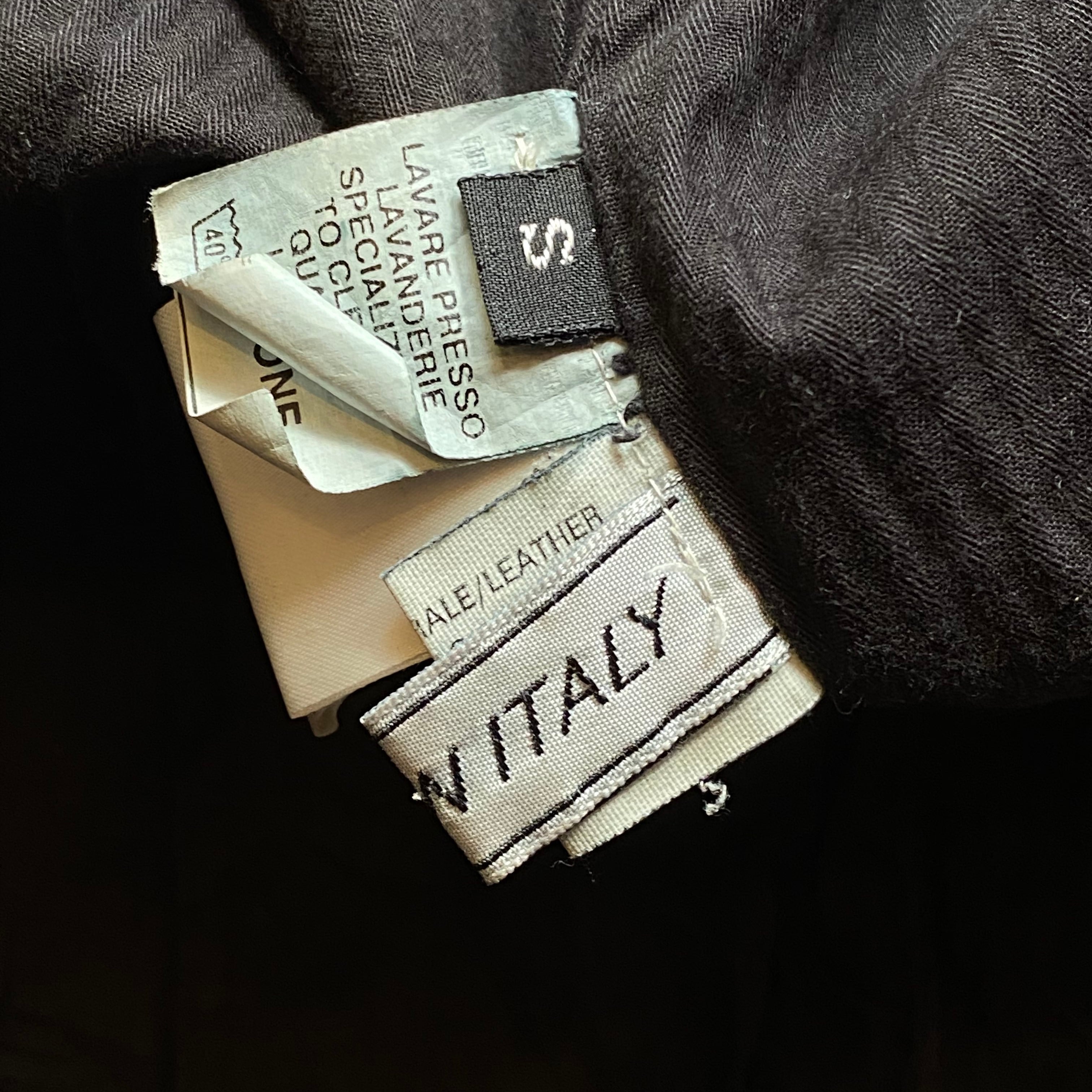 marco tagliaferri leather tailored jacket | NOIR ONLINE