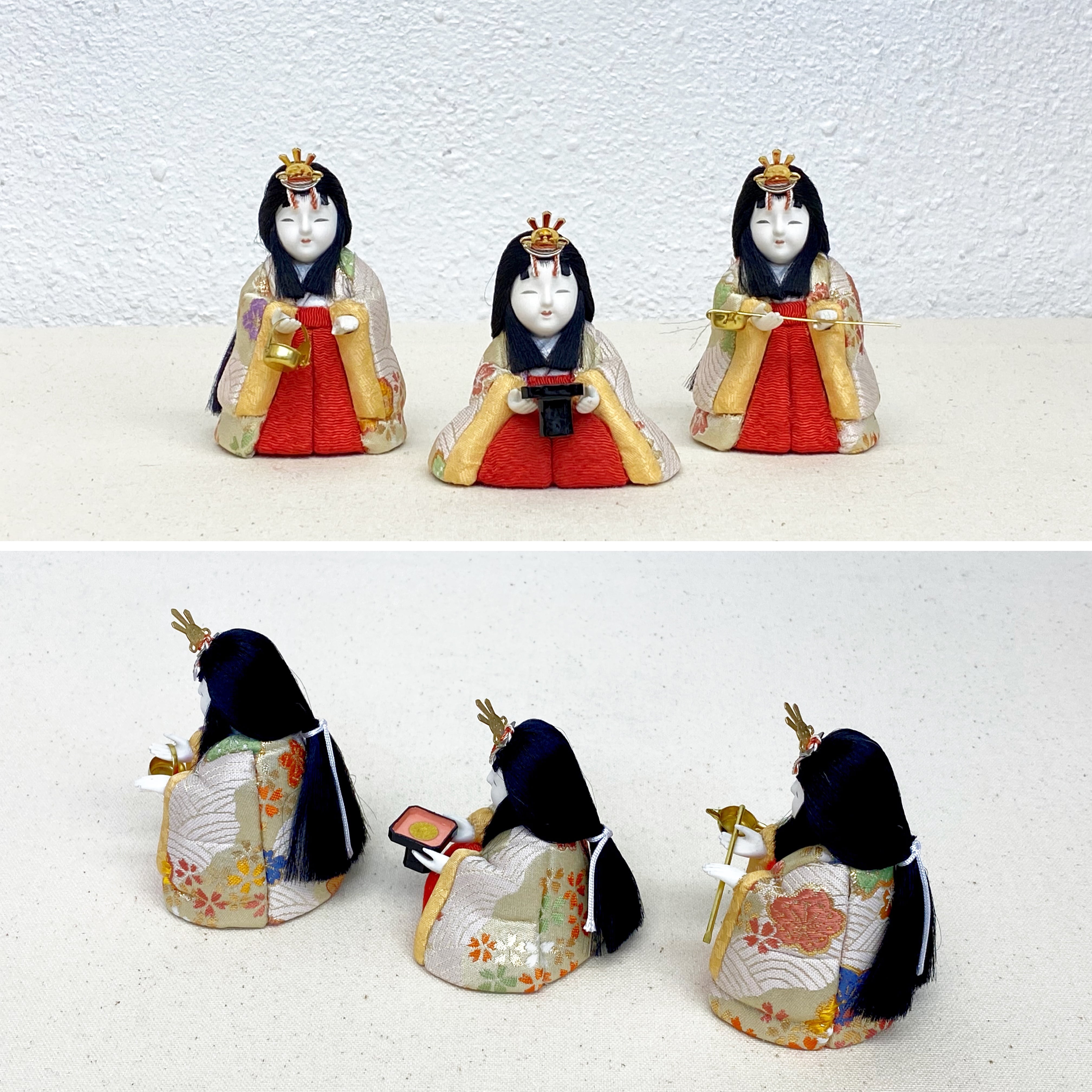 真多呂人形 木製 黒塗り 飾り台 真多呂人形 飾り台 真多呂作】 (