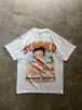 Betty Boop ベティ・ブープ 両面プリント Tシャツ L ホワイト Beach Betty
