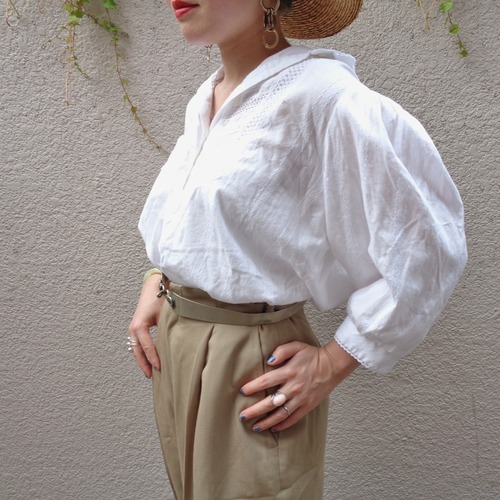 European tirol blouse／ヨーロピアン チロル ブラウス