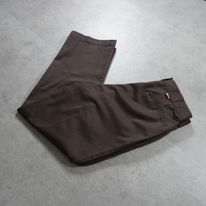 80s Dickies 874 work pants made in USA brown W34L30 古着