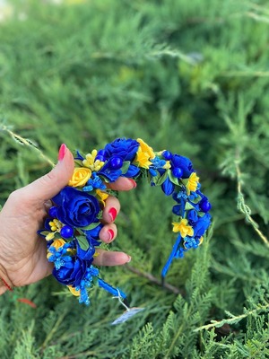 ウクライナ伝統的な頭飾り「ヴィノク 」Вінок