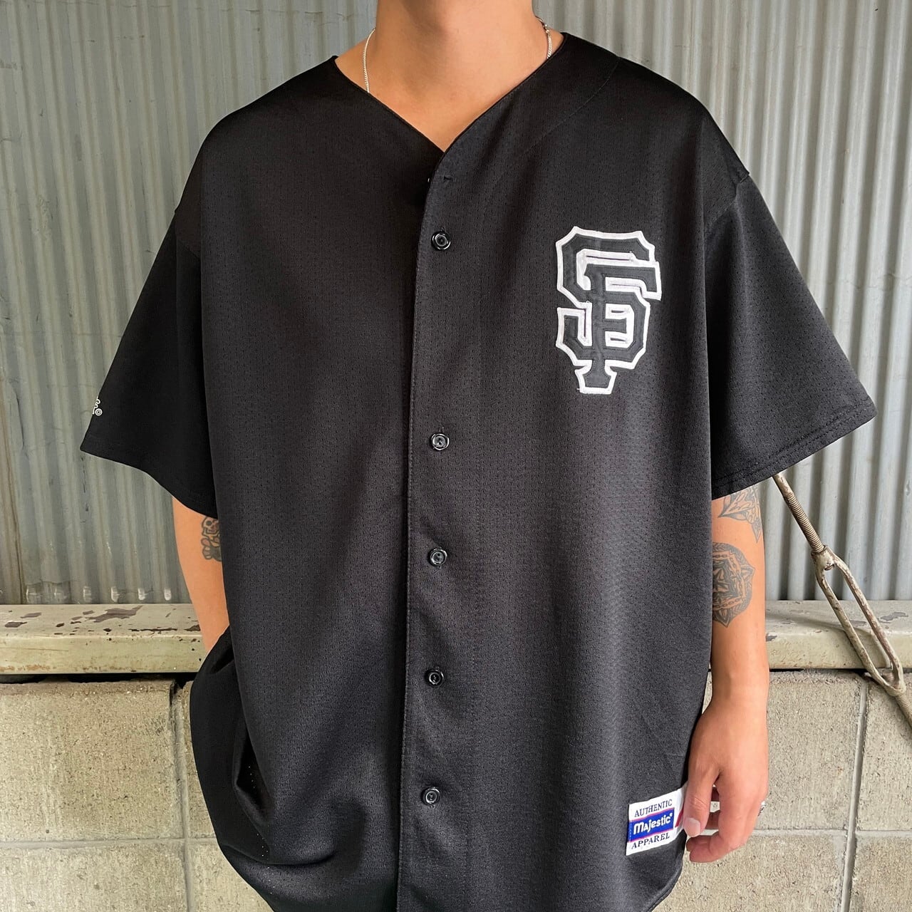 USA製 90年代 MLB サンフランシスコ・ジャイアンツ メッシュ ベース 