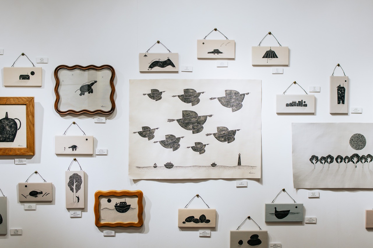 < ナカオハルカ > 原画「木々のささやき」