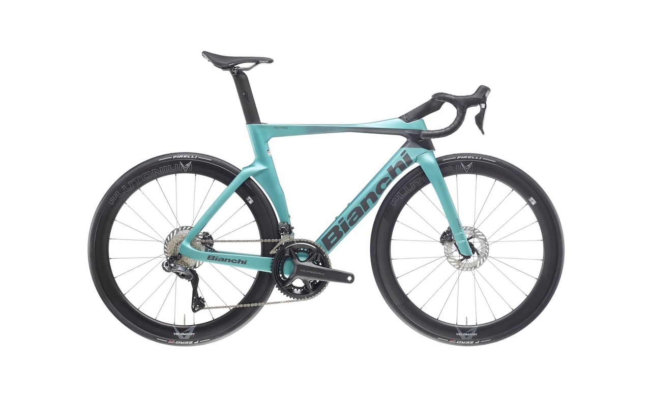 BIANCHI OLTRE PRO 50サイズ ZF - METALLIC CELESTE/GRAPHITE - FULL MATT