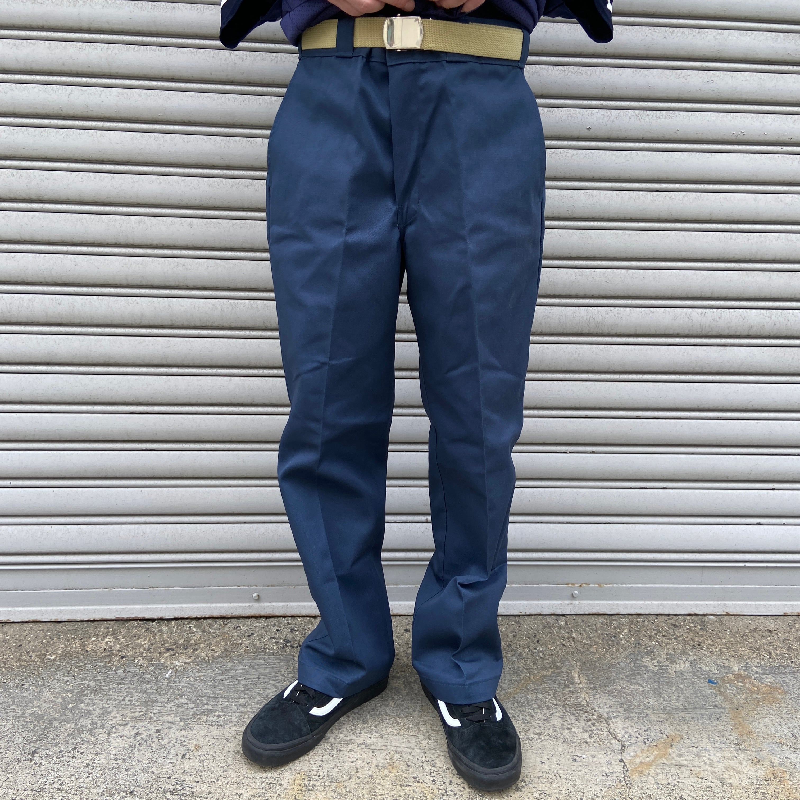 90s Dickies 874 ワークチノパンツ ホンデュラス製 紺 W34