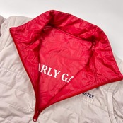 3WAY PEARLY GATES パーリーゲイツ リバーシブル 長袖 ベスト 中綿 ナイロン ジャケット ジャンパー 6/レッド メンズ ゴルフ
