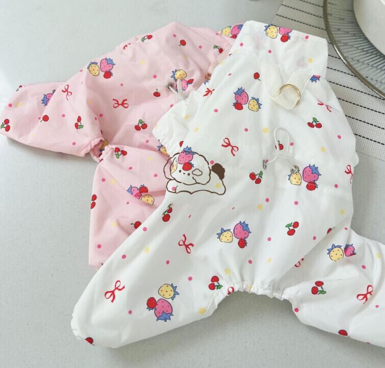 《予約》№2101760 いちごのレインコート