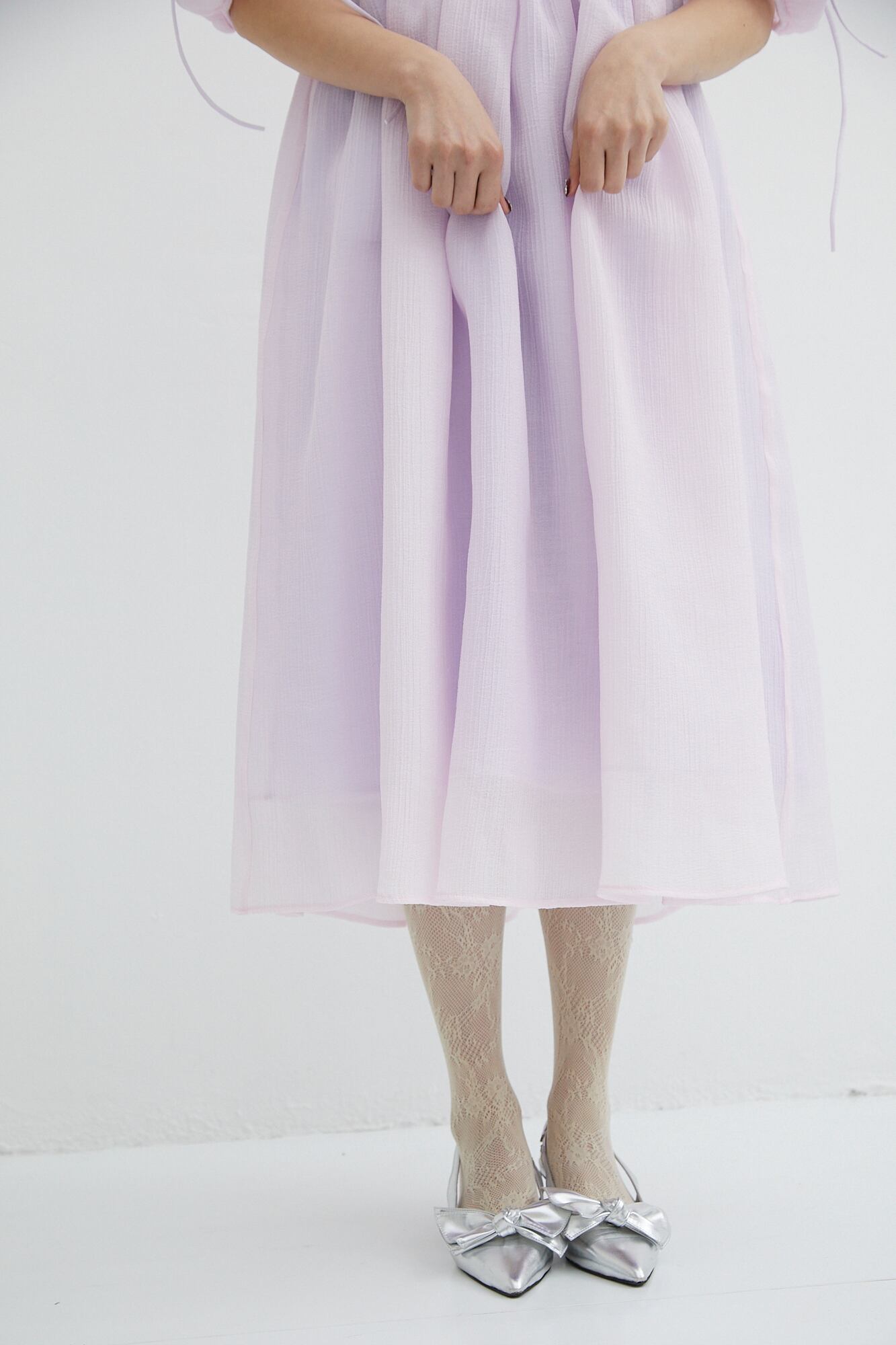 2wayシアーパフドレス／lavender（SIS10018） | sismetry