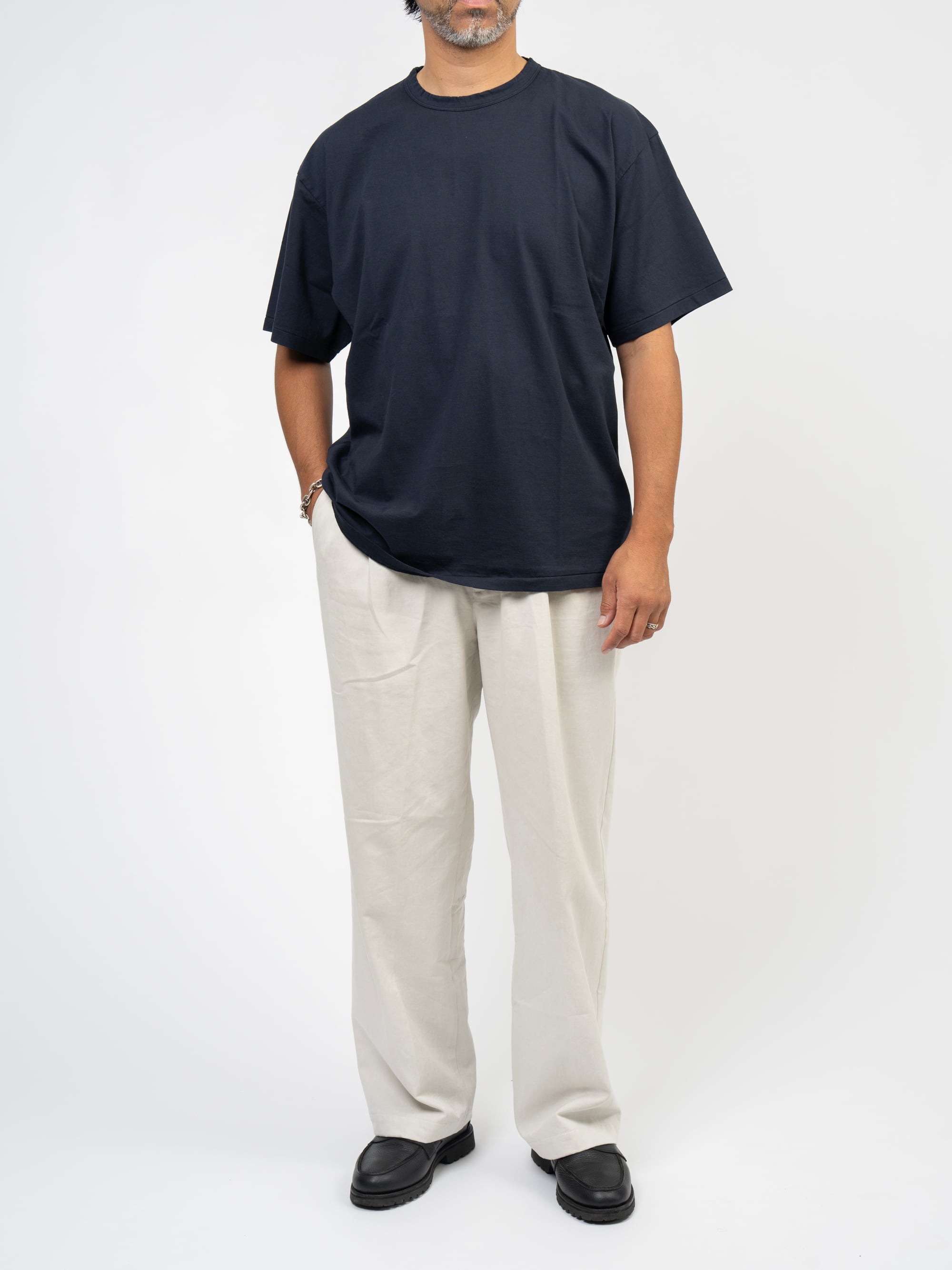 US Organic Supima Cotton 3pac T-shirts (white&navy&black) | OVY