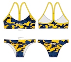 Delfina - Yellow camouflage Training Bikini 2025 SET