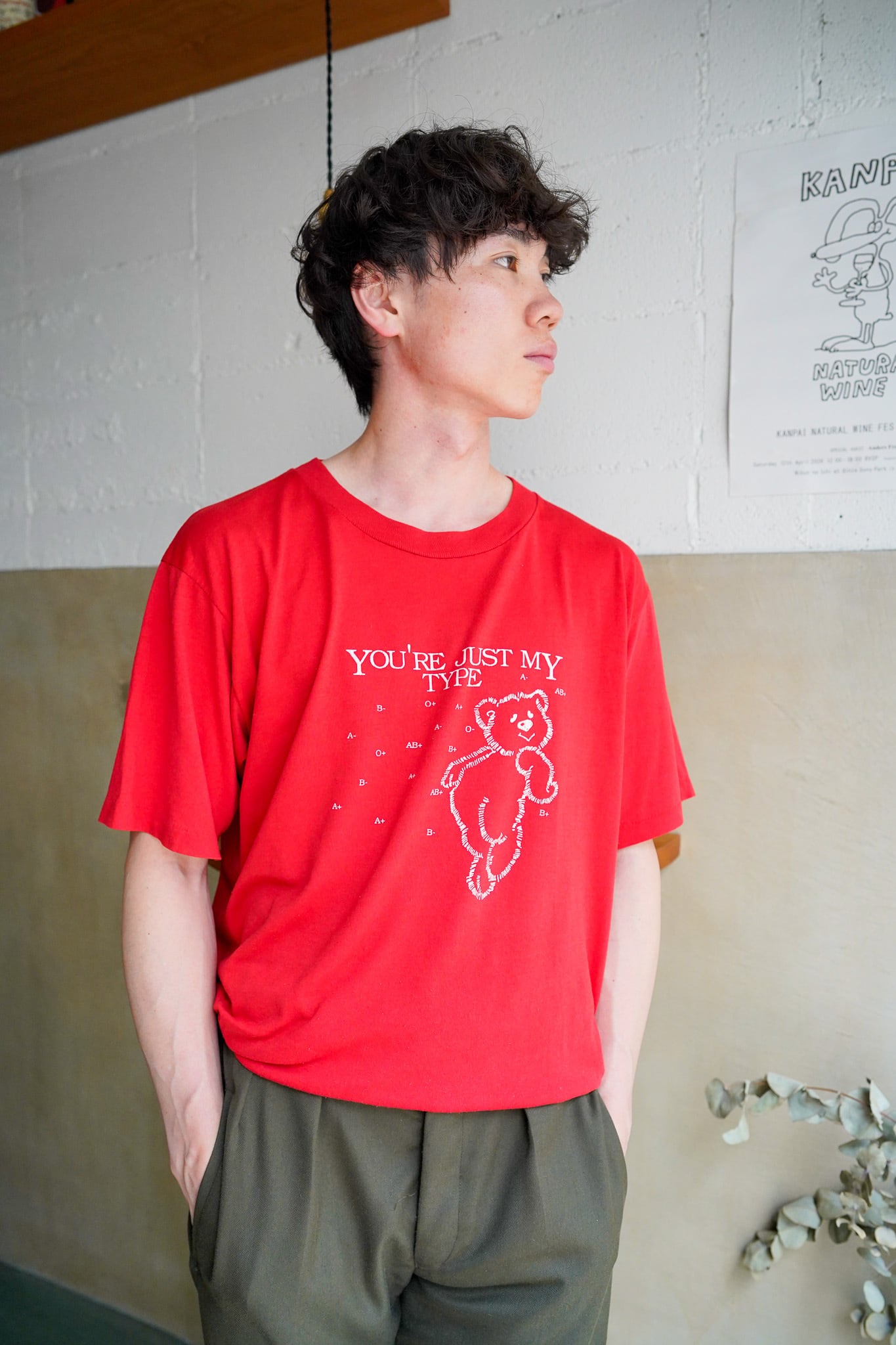 残1 マウスラビット　完売　Tシャツ イェソン　YESTHEDAY 赤　韓国 1990s】