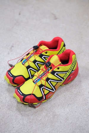 【salomon】SPEEDCROSS 3 - sulphur spring/high risk red/black-