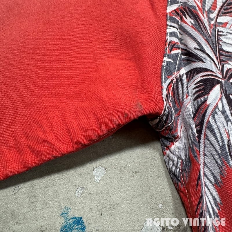 50's DUKE KAHANAMOKU MADE BY COSCO デュークカハナモク レーヨン