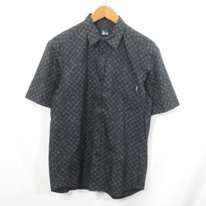 STUSSY USA製 チェック 半袖 シャツ sizeM/オールド ステューシー　0202