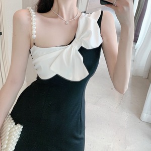 shoulder pearl dress