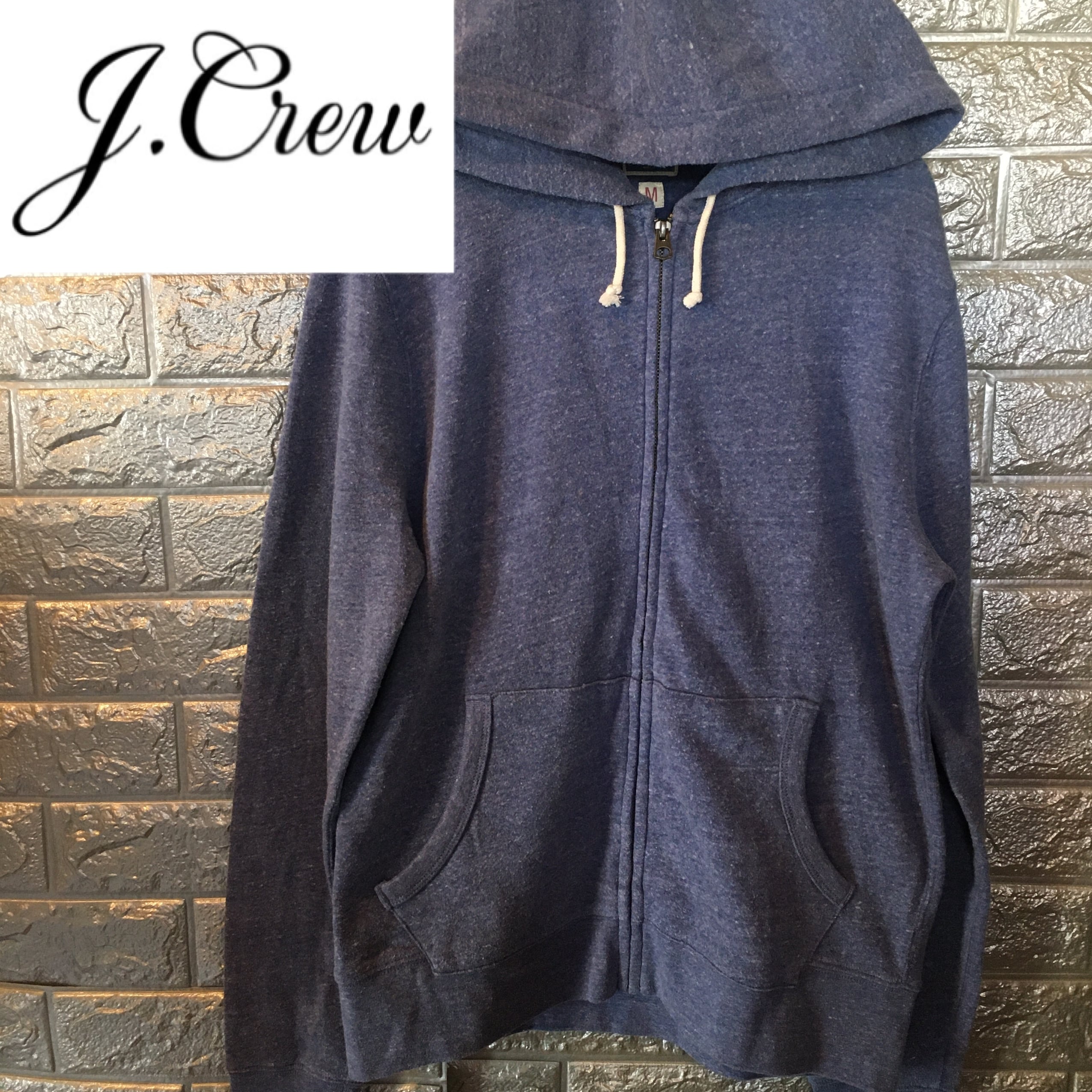 美品】ジェイクルー J.CREW VINTAGE FLEECE ジップパーカー スエット ...