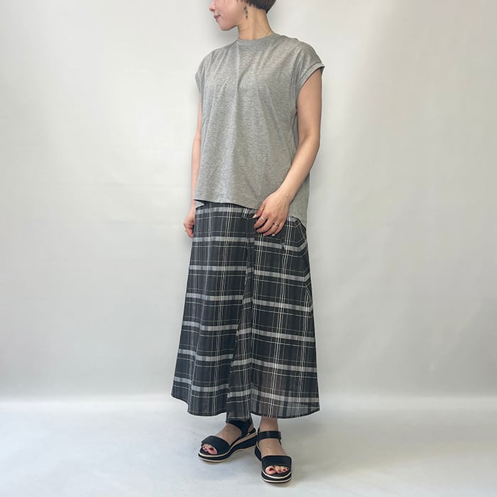 FLORENT フローレント コットンスムースフレンチスリーブTシャツ