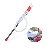 給油ポンプ 液体 電気送液ポンプ 燃料移送サイフォンポンプ パワーポンプ 電動式ポンプ ガソリン ポンプ 電池 ガソリン緊急補給用 手動送液ポンプ レッド