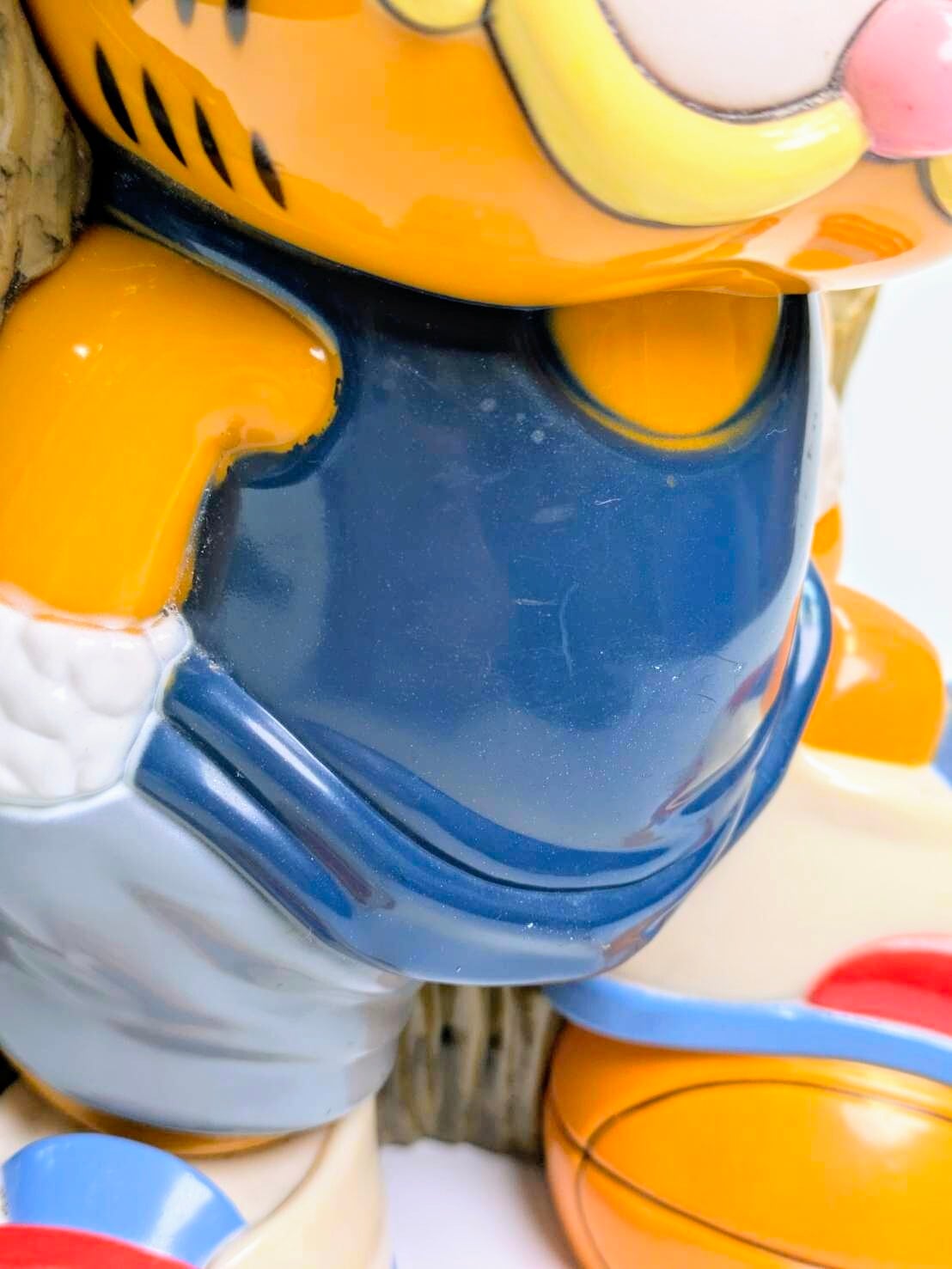 ☆ VINTAGE JUNK ☆【 Garfield  ( ガーフィールド ) 】バスケットボール / 電話機 〚アメリカン雑貨 アメトイ〛