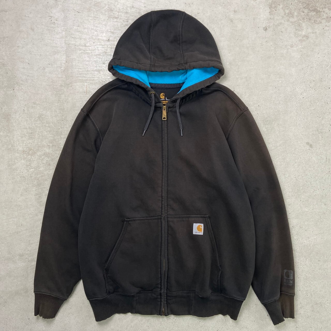 Carhartt カーハート スウェットパーカー フルジップパーカー 鬼 