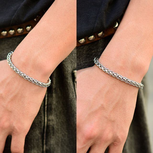 ブレスレット ターラントブレスレット 5サイズ メンズ ステンレス