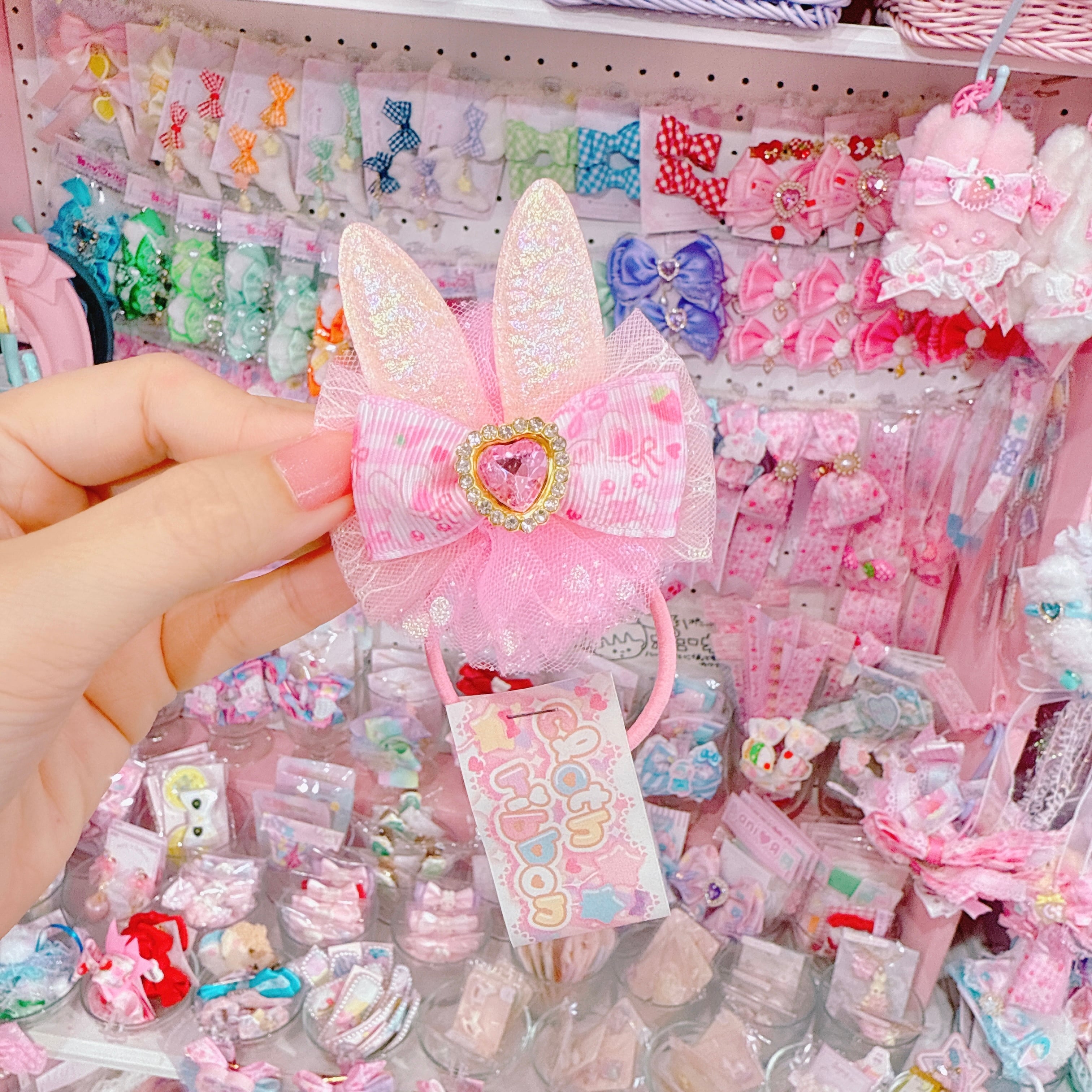 【C5】77-20うさみみヘアゴム