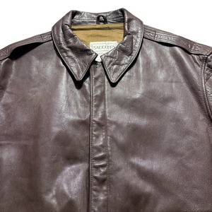 vintage 1980’s “A-2” leather flight jacket