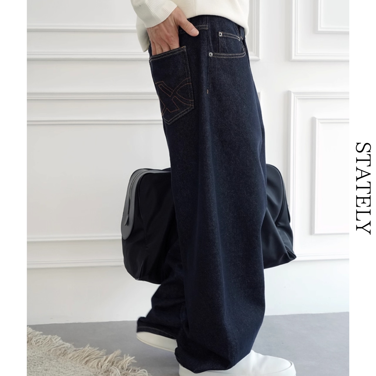 シグネチャー ルーズデニムパンツ_B59・画像3