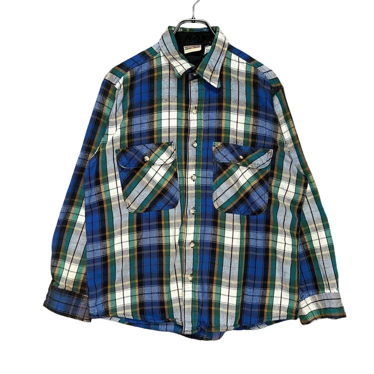 80s】FIELD & STREAM ヘビーネルシャツ L コットン100% vintage | 古着 